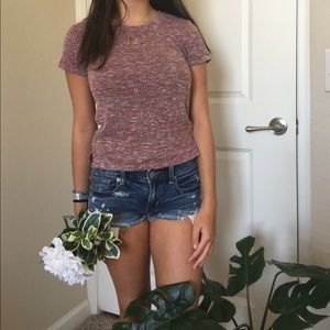 American Eagle short sleeve pint top